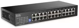 Šakotuvas Switch ZyXEL Zyxel GS1100-24ES 24 port Gigabit - DIP selector Unmanaged Switch v3