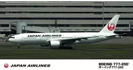Hasegawa JAL Boeing 777-200 lėktuvo modelis 1/200 mastelis
