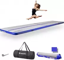 Pripučiamas mankštos kilimėlis inSPORTline Airstunt 500 x 100 x 10 cm, baltas