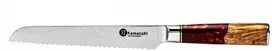 Damasko plieno peilis Kamazaki KZI204KN, 20 cm, skirtas duonai