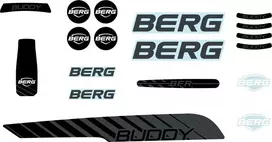 Berg Buddy 2.0 - Sticker set Cross Juodas
