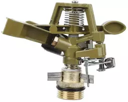 Verk Group Metalinis impulsinis vejos purkštuvas 360° su smaigu (VERK01952)
