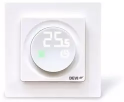 Danfoss Grindų termostatas Devi 140F1162. Įleidžiamas. 9,5 cm. 4–45 °C.