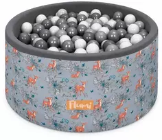 FLUMI personalizuotas kamuoliukų baseinas + 200 kamuoliukų, Deer