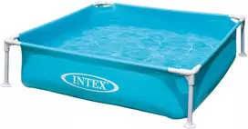 Intex vaikiškas baseinas su metaliniu rėmu, 122 × 122 × 30 cm, 340 l