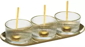 Excellent Houseware Pamirkymo dubenėlių rinkinys serviravimui Ø 9 cm