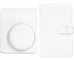 Dėklas LoveInstant Rinkinys Futerał Dėklas Dėklas Do Fuji Instax Mini 13 + Album Zdjęcia 108x / Baltas