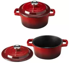 Lumarko Gusskönig Wypiekany 6× 300ml Mini Dutch Oven Set