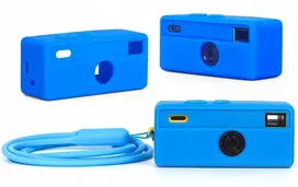 Dėklas LoveInstant Futerał Dėklas Dėklas Case Osłona Silikon Kodak Charmera Smycz / Mėlyna