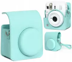 Dėklas LoveInstant Futerał Dėklas Dėklas Osłona Case Do Fujifilm Fuji Instax Mini 13 Mini13 / Žalias