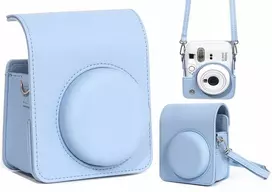 Dėklas LoveInstant Futerał Dėklas Dėklas Osłona Case Do Fujifilm Fuji Instax Mini 13 Mini13 / Mėlyna