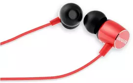Ausinės Aiwa Įstatomos į ausis (į ausis įkišamos tipo) ausinės AIWA ESTM-30RD 99dB 16ohm Raudona