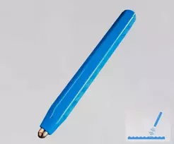 Magnetinis pieštukas magnetinėms MagPad lentoms, ergonomiškas, vaikams nuo 3 metų, mėlynas