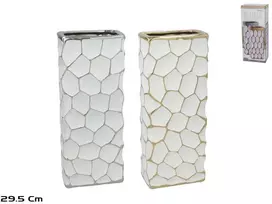 Keraminė vaza 12 x 7,5 x 29,5 cm, 2 rūšių, DECORLIFE