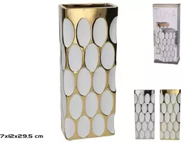 Vaza 12 x 7,5 x 29,5 cm, 2 rūšių, 29,5 x 12 x 7 cm, DECORLIFE