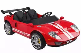 „Jokomisiada Ford GT“ 4 variklių akumuliatorinis vaikiškas automobilis su nuotolinio valdymo pultu 2 asmenims PA0337