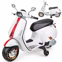 Jokomisiada VESPA electric scooter motor with battery for children melodies PA0344
