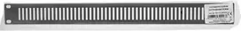 InLine® 19" aklinis perforuotas skydelis, 1U, RAL 9005 juodas