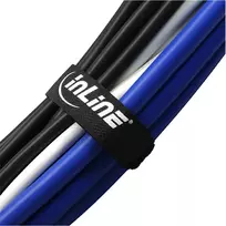„InLine®“ kabelių juostelių su lipnia juosta rinkinys, 10 vnt., juodas