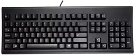 Klaviatūra Perixx Perixx PERIBOARD-409 U, DE, mini USB klaviatūra, juodas, QWERTZ