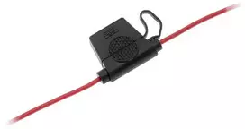 4018# Saugiklio lizdas su laidu 15a/32v mini (automobiliui)