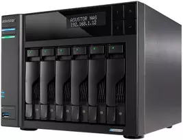 Serveris NAS Asustor AS6702T Lockerstor 6 Gen2; Bokštinis; 6x (3,5" SATA HDD / 2,5" SSD); Intel Celeron N5105; 4GB DDR4 SODIMM (maks. 16GB), 2x 5Gb, 4x M.2 2280 NVMe PCIe 3.0, 2x USB 3.2 Gen 2, 1x HDMI 2.0b
