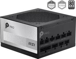 MSI PRO A850PL PCIE5 850W 120mm 80 Plus Platinum aPFC maitinimo šaltinis