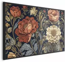 Artgeist Plakatas - Tapestry Large Retro Flowers