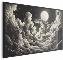 Artgeist Plakatas - Moon and Stars Singing Among the Great Clouds