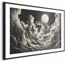 Artgeist Plakatas - Moon and Stars Singing Among the Great Clouds
