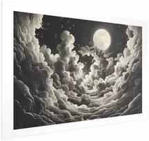 Artgeist Plakatas - Moon and Stars Singing Among the Great Clouds