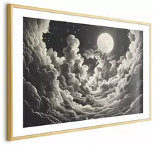 Artgeist Plakatas - Moon and Stars Singing Among the Great Clouds