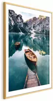 Artgeist Plakatas - Boats in the Dolomites