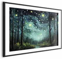 Artgeist Plakatas - Starry night - a contemporary version of Van Gogh's night sky