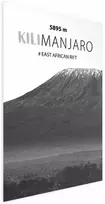 Artgeist Plakatas - The majestic Kilimanjaro mountain peak, crown of mountains, mountain landscape