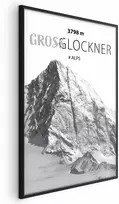 Artgeist Plakatas - Majestic mountain peak Glosslockner mountain crown mountain landscape