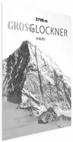 Artgeist Plakatas - Majestic mountain peak Glosslockner mountain crown mountain landscape