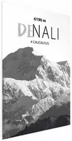 Artgeist Plakatas - Majestic mountain peak Denali mountain crown mountain landscape