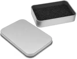 Dėžė su rankena 18.5x13x9.7 cm - skaidri - plastikinė - organizatorius
