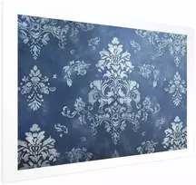 Artgeist Plakatas - Retro Ornament in Worn Blues
