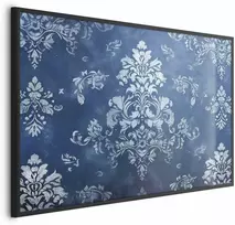 Artgeist Plakatas - Retro Ornament in Worn Blues