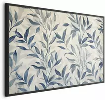 Artgeist Plakatas - Delicate Botanical Motif with Mėlyna Leaves