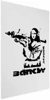 Artgeist Plakatas - Mona Lisa with a Bazooka