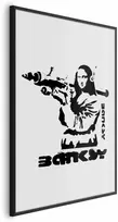 Artgeist Plakatas - Mona Lisa with a Bazooka