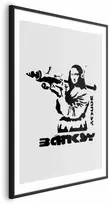 Artgeist Plakatas - Mona Lisa with a Bazooka