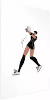 Artgeist Plakatas - Illustration - Female Volleyball Team Player