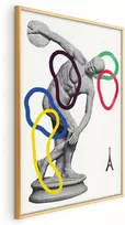 Artgeist Plakatas - Collage Graphic - Discus Thrower - Sculpture