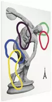 Artgeist Plakatas - Collage Graphic - Discus Thrower - Sculpture