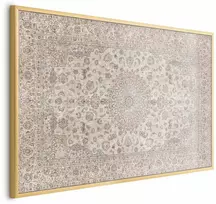 Artgeist Plakatas - Sand Carpet - Worn Persian Rug with Rich Ornamental Motifs