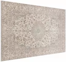 Artgeist Plakatas - Sand Carpet - Worn Persian Rug with Rich Ornamental Motifs